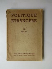 Revue politique étrangère d'occasion  Bordeaux-