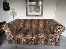 Leopard print sofa for sale  LONDON