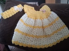 Hand crocheted baby for sale  WORKSOP
