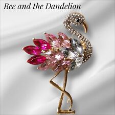 Pink crystal flamingo for sale  BASILDON