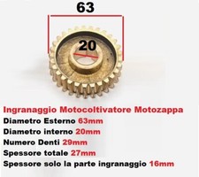 Ingranaggio motocoltivatore mo usato  Napoli