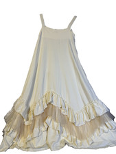 Girls ivory ruffle for sale  Pasadena