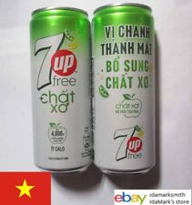 Vazio 7UP GRÁTIS com lata de refrigerante de fibra VIETNÃ 320ml 2022 VN Pepsi 7 Up Ásia Collect comprar usado  Enviando para Brazil