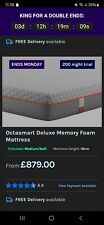 Dormeo octasmart deluxe for sale  THORNTON HEATH