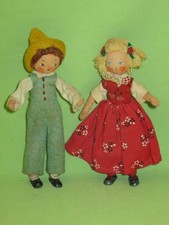 ALEMÃO Vintage BAPS Edith Von Arps 2 BONECAS DE FELTRO COM FIO Pés de Metal JACK & JILL comprar usado ALEMÃO Vintage BAPS Edith Von Arps 2 BONECAS DE FELTRO COM FIO Pés de Metal JACK & JILL comprar usado  Enviando para Brazil