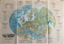 Poster mappa carta usato  Tivoli