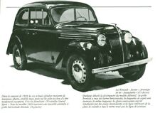 Publicité ancienne automobile d'occasion  France