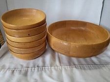 Vintage wood bowl for sale  Bastrop