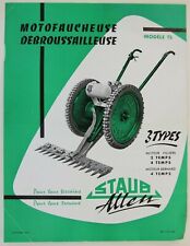 Prospectus brochure motofauche d'occasion  Auneau