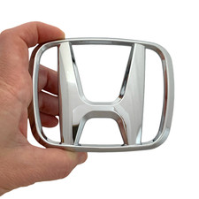 Emblema de logotipo cromado prata grade frontal para Honda Civic 2022 2023 2024 comprar usado  Enviando para Brazil