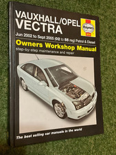 Vauxhall vectra haynes for sale Vauxhall vectra haynes for sale  SOUTHAMPTON