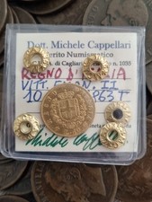 Lire 1863 regno usato  Villaspeciosa