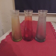 Glasvasen set gelb gebraucht kaufen  Lautertal