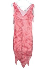 Vestido midi feminino tabu vintage anos 90 tamanho M rosa fada babydoll Y2K lenço glitter comprar usado  Enviando para Brazil