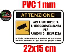 Cartello targa area usato  Roma