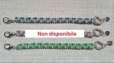 Bracciale uncinetto perline usato  Vallelaghi
