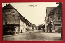 AK STOLPEN około 1910 Widok na Dresdner Strasse z Gasthaus zur Linde ( 68309 na sprzedaż  Wysyłka do Poland