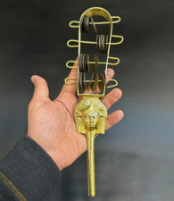 Antiguidades egípcias antigas cobre cestro da deusa Hathor instrumento musical BC comprar usado  Enviando para Brazil