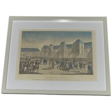 Framed antique etching for sale  DONCASTER