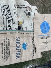 Hessian coffee bags for sale  CIRENCESTER