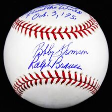 "Ralph Branca Bobby Thomson Firmado ""Shot Heard Round The World 3 de octubre de 1951" JSA segunda mano  Embacar hacia Argentina