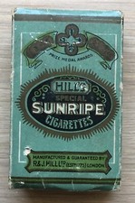 Empty hill cigarette for sale  BRIDPORT