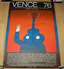 Affiche vence 1976 d'occasion  Carros