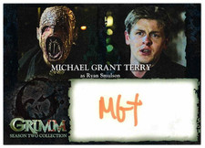 Usado, Grimm temporada 2. Cartão de autógrafo Michael Grant Terry como Ryan Smulson #MTA comprar usado  Enviando para Brazil