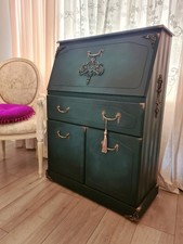 Blue wooden bureau for sale Blue wooden bureau for sale  NORTHAMPTON