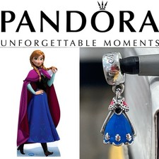 Berloque Pandora ANNA DRESS FROZEN Disney Princesa DANGLE 791591ENMX, usado comprar usado  Enviando para Brazil