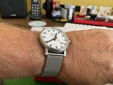 Mondaine railway watch for sale  NORWICH