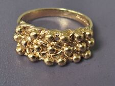 Gold keeper ring for sale  HOVE