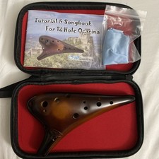 Ocarina brown wooden for sale  Columbus