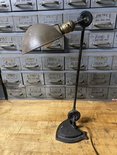 Usado, Lâmpada de bancada de trabalho industrial articulada vintage Edon loja de máquinas luz de trabalho comprar usado  Enviando para Brazil