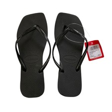 Chinelos Havaianas 9/10 Preto Alpargatae S/A Tanga Clássica Conforto de Praia Novo comprar usado  Enviando para Brazil