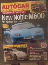 Autocar oct 2009 for sale  BRIDGWATER