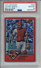 2023 TOPPS ARCHIVES RED HOT FOIL #294 JOHNNY BENCH REDS /50 PSA 10 LOW POP 1 comprar usado  Enviando para Brazil