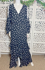 Usado, Vestido maxi feminino Iorane bolinhas preto branco babado tamanho médio comprar usado  Enviando para Brazil