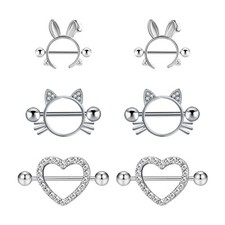 Pairs 14g nipplerings for sale  Barnstable