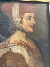 Antique portrait oil d'occasion  Expédié en Belgium
