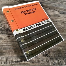 Usado, Massey Ferguson 275 Trator Serviço Oficina Técnica Manual Mf 275 comprar usado  Enviando para Brazil