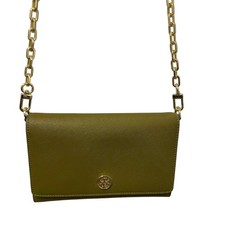 Bolsa tiracolo Tory Burch conversível corrente dourada couro verde  comprar usado Bolsa tiracolo Tory Burch conversível corrente dourada couro verde  comprar usado  Enviando para Brazil