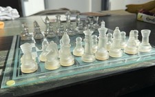 Glasschachspiel mattierten fig gebraucht kaufen  Berglen