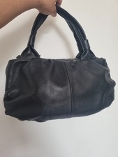 Black genuine leather for sale  SHEFFIELD