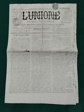 Giornale unione foglio usato  Italia