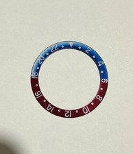 Moldura original Rolex GMT-Master inserção desbotada Pepsi genuína comprar usado  Enviando para Brazil