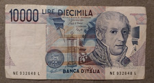 Banconota italia 10000 usato  Torino