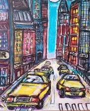 Tableau acrylique toile d'occasion  Meudon