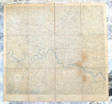 Mappa antica telata usato  Torricella del Pizzo