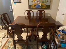 Conjunto de mesa de jantar de madeira 9 peças com 8 cadeiras – Design clássico elegante, usado comprar usado  Enviando para Brazil